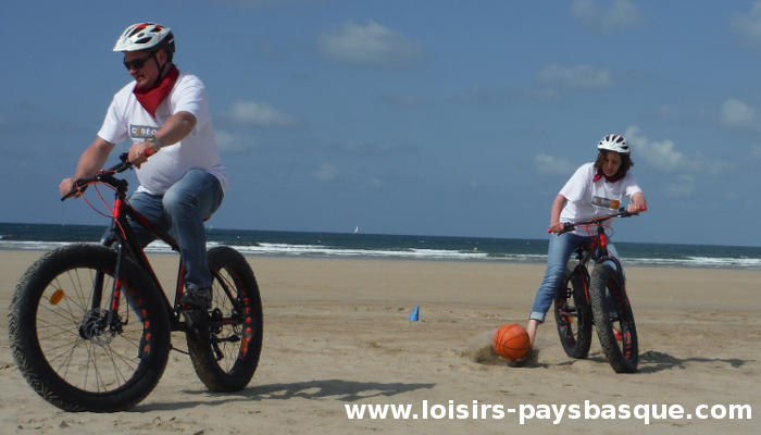 Fat bike - Foot plage sable