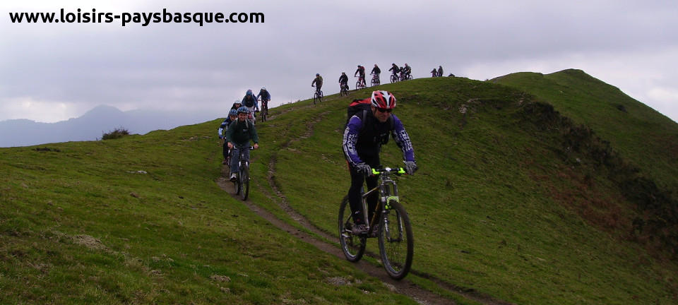 VTT au Pays Basque : descente du Mont Baïgura